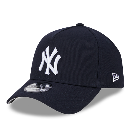 MEN'S NEW ERA MLB 9FORTY A-FRAME NEW YORK YANKEES NAVY BLUE & WHITE SNAPBACK HAT