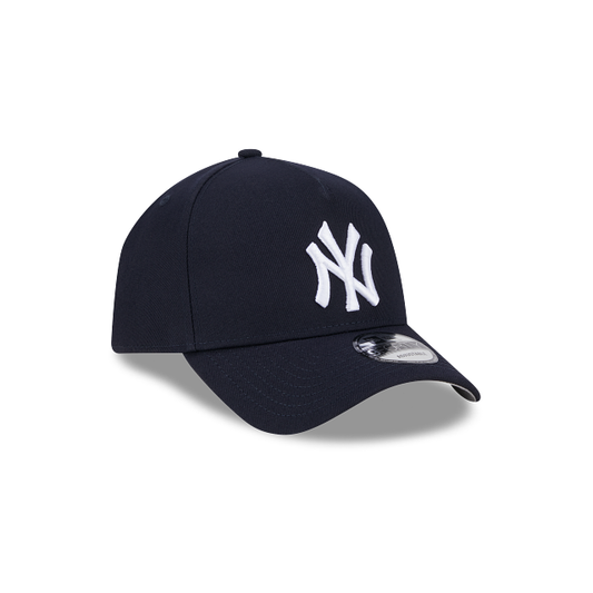 MEN'S NEW ERA MLB 9FORTY A-FRAME NEW YORK YANKEES NAVY BLUE & WHITE SNAPBACK HAT