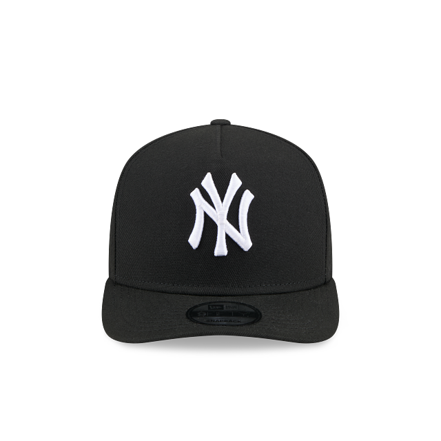 NEW ERA MEN'S 9FIFTY A-FRAME MLB NEW YORK YANKEES BLACK/WHITE SNAPBACK HAT