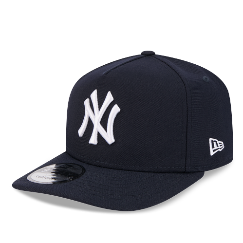 NEW ERA MEN'S 9FIFTY A-FRAME MLB NEW YORK YANKEES NAVY BLUE/WHITE SNAPBACK HAT