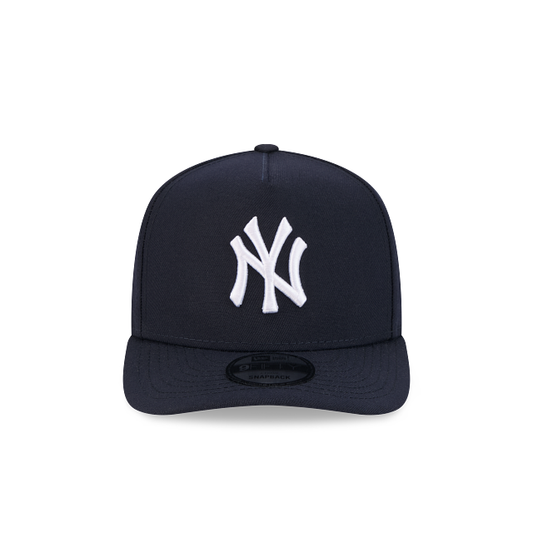 NEW ERA MEN'S 9FIFTY A-FRAME MLB NEW YORK YANKEES NAVY BLUE/WHITE SNAPBACK HAT