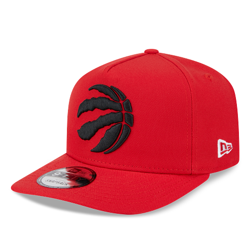MEN'S NEW ERA NBA 9FIFTY A-FRAME TORONTO RAPTORS RED & BLACK OTC SNAPBACK HAT