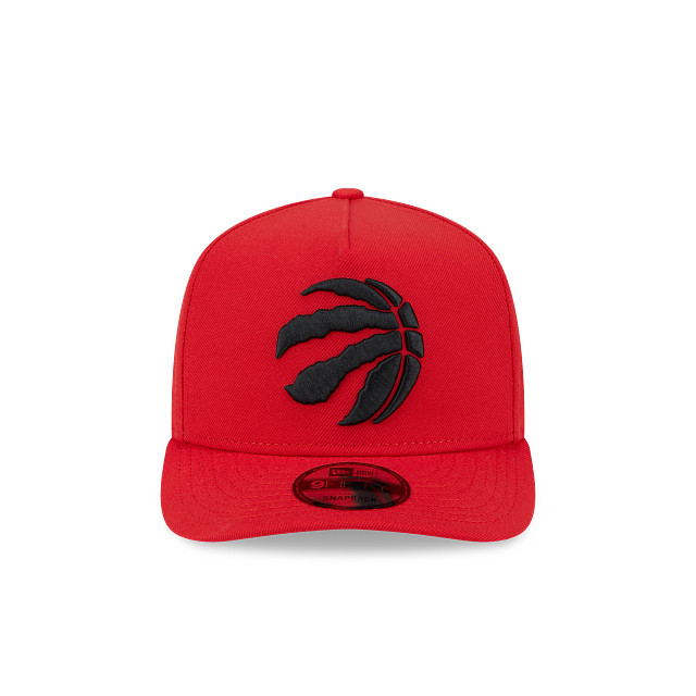 MEN'S NEW ERA NBA 9FIFTY A-FRAME TORONTO RAPTORS RED & BLACK OTC SNAPBACK HAT