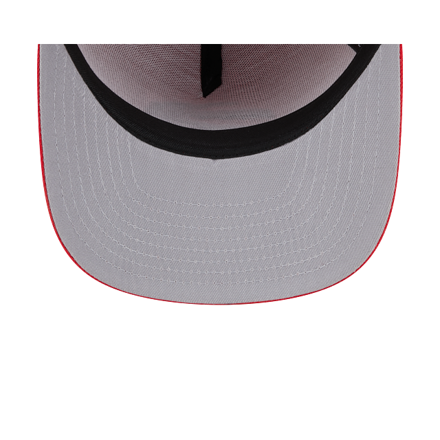 MEN'S NEW ERA NBA 9FIFTY A-FRAME TORONTO RAPTORS RED & BLACK OTC SNAPBACK HAT