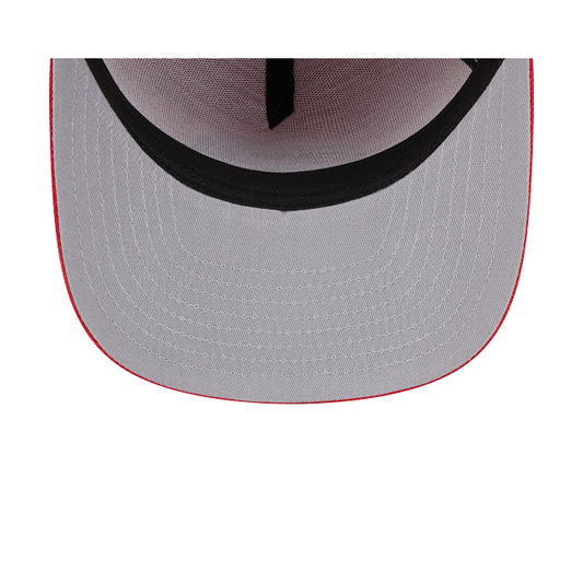 MEN'S NEW ERA NBA 9FIFTY A-FRAME TORONTO RAPTORS RED & BLACK OTC SNAPBACK HAT