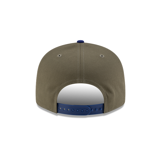 MEN'S NEW ERA MLB CHASE 9FIFTY LOS ANGELES DODGERS OLIVE GREEN & ROYAL BLUE SNAPBACK HAT