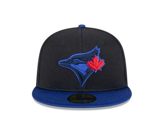 MEN'S NEW ERA MLB 59FIFTY CITY CONNECT TORONTO BLUE JAYS NAVY & ROYAL BLUE FITTED HAT