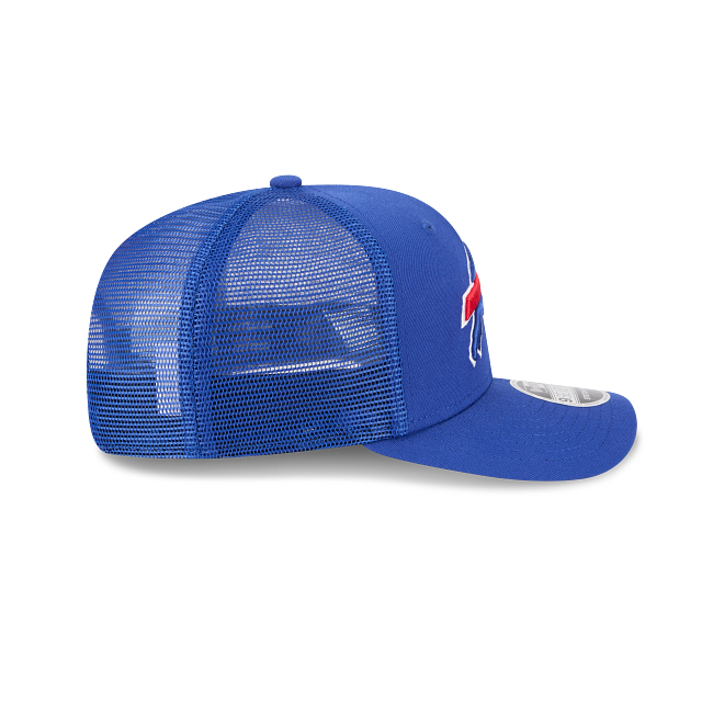 MEN'S NEW ERA NFL TEAM ROYAL BLUE NEW ENGLAND PATRIOTS 9SEVENTY STRETCH-SNAP TRUCKER SNAPBACK HAT
