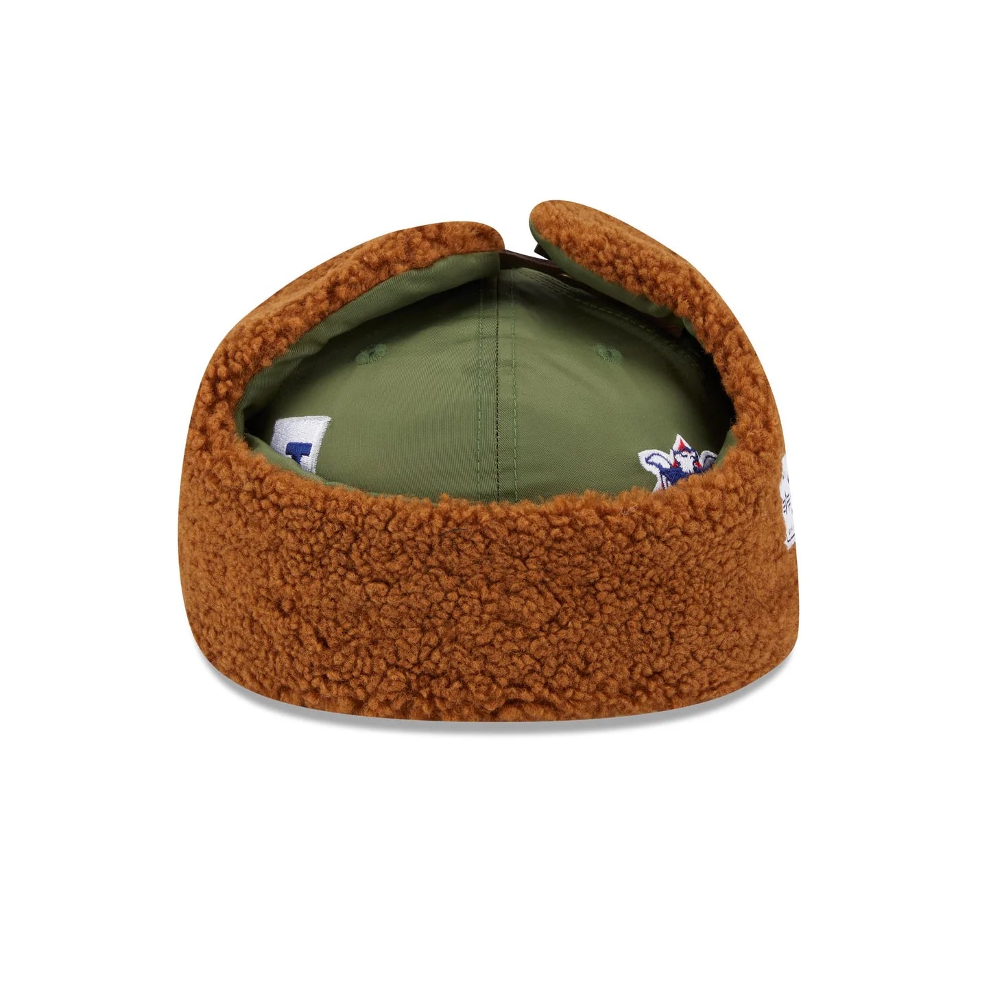 NEW ERA 59FIFTY MLB ALPHA INDUSTRIES X LOS ANGELES DODGERS DOG EAR OLIVE GREEN FITTED HAT