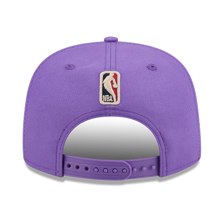 MEN'S NEW ERA NBA 9FIFTY A-FRAME 1995-96 INAUGURAL SEASON TORONTO RAPTORS DINO LOGO PURPLE SNAPBACK HAT