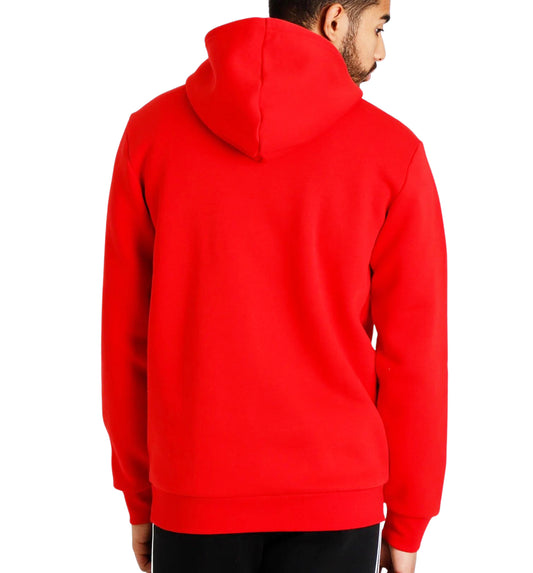 ADIDAS CORE LOGO ESSENTIAL HOODIE (RED)