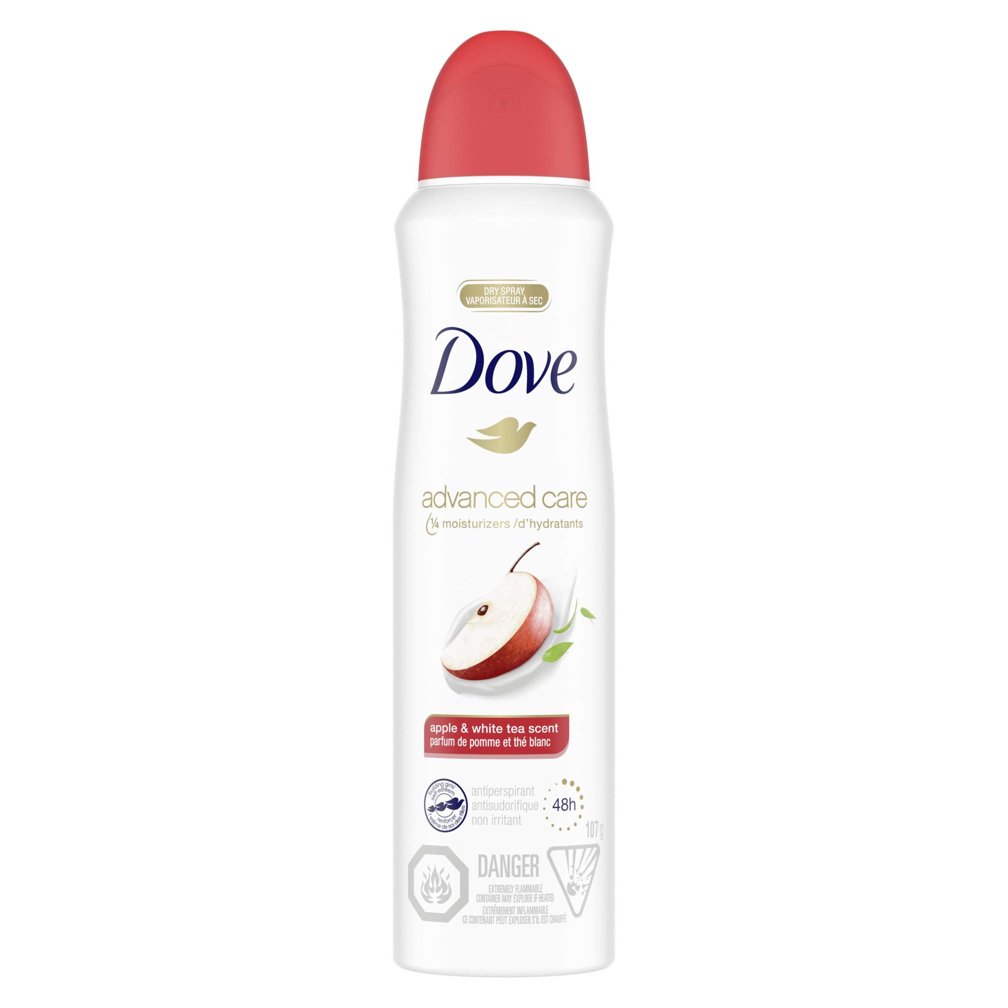 DOVE GO FRESH APPLE AND WHITE TEA WOMEN'S BODY SPRAY