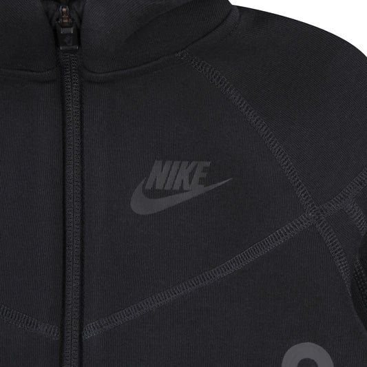 NIKE INFANT SPORTSWEAR TECH FLEECE FULL-ZIP SET (BLACK SIZE 12M-24M)