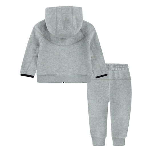 NIKE INFANT SPORTSWEAR TECH FLEECE FULL-ZIP SET (GREY SIZE 12M-24M)