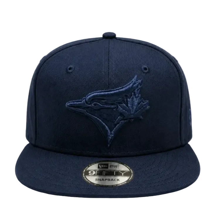 NEW ERA 9FIFTY MLB TORONTO BLUE JAYS 50TH ANNIVERSARY SIDEPATCH ALL NAVY BLUE SNAPBACK HAT