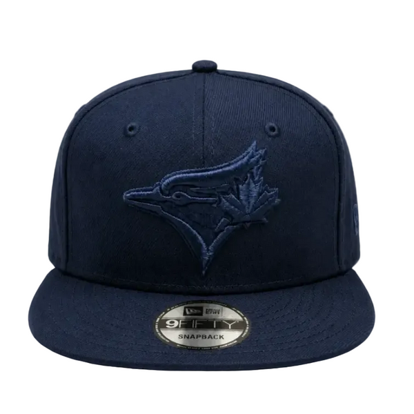 NEW ERA 9FIFTY MLB TORONTO BLUE JAYS 50TH ANNIVERSARY SIDEPATCH ALL NAVY BLUE SNAPBACK HAT