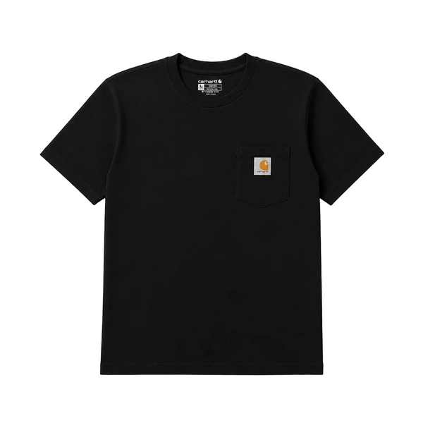 CARHARTT MEN'S POCKET LOGO CREWNECK T-SHIRT (BLACK)