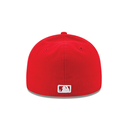 MEN'S NEW ERA MLB 59FIFTY TORONTO BLUE JAYS RED & WHITE FITTED HAT