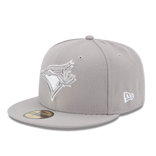 MEN'S NEW ERA MLB 59FIFTY TORONTO BLUE JAYS GREY FITTED HAT
