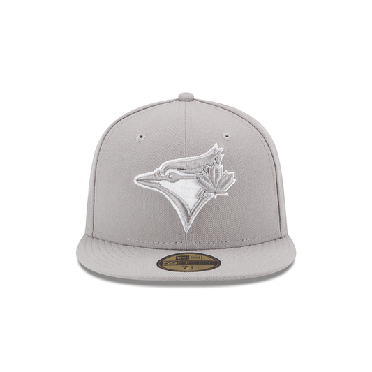 MEN'S NEW ERA MLB 59FIFTY TORONTO BLUE JAYS GREY FITTED HAT