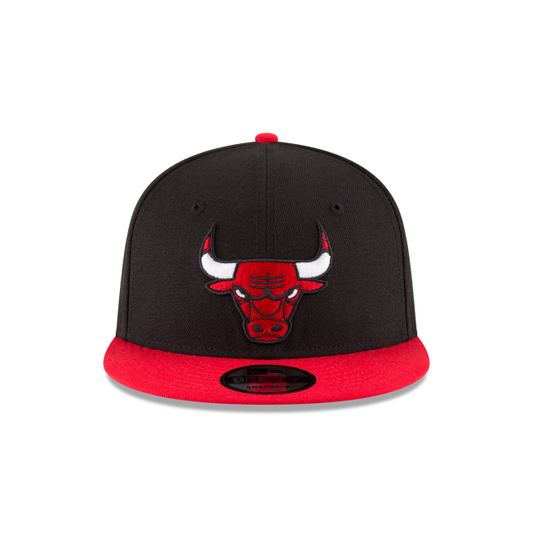 MEN'S NEW ERA NBA 9FIFTY CHICAGO BULLS BLACK & RED 2TONE OTC SNAPBACK HAT