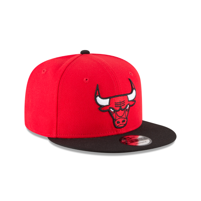 MEN'S NEW ERA NBA 9FIFTY CHICAGO BULLS RED & BLACK 2TONE OTC SNAPBACK HAT