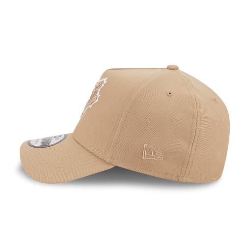 MEN'S NEW ERA MLB 9FORTY A-FRAME TORONTO BLUE JAYS CAMEL BEIGE SNAPBACK HAT