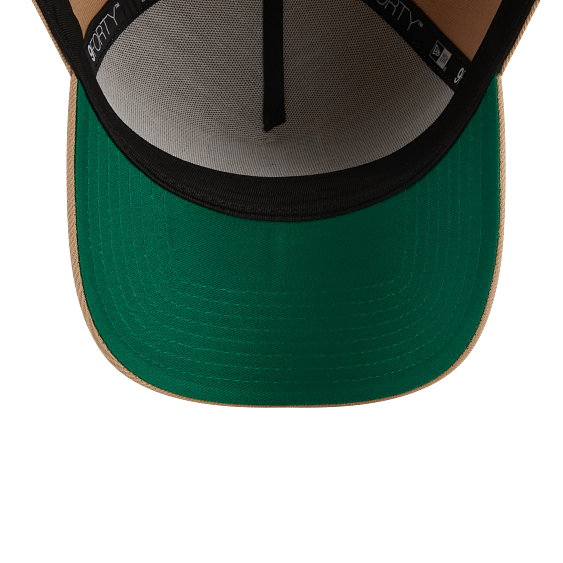 MEN'S NEW ERA MLB 9FORTY A-FRAME TORONTO BLUE JAYS CAMEL BEIGE SNAPBACK HAT