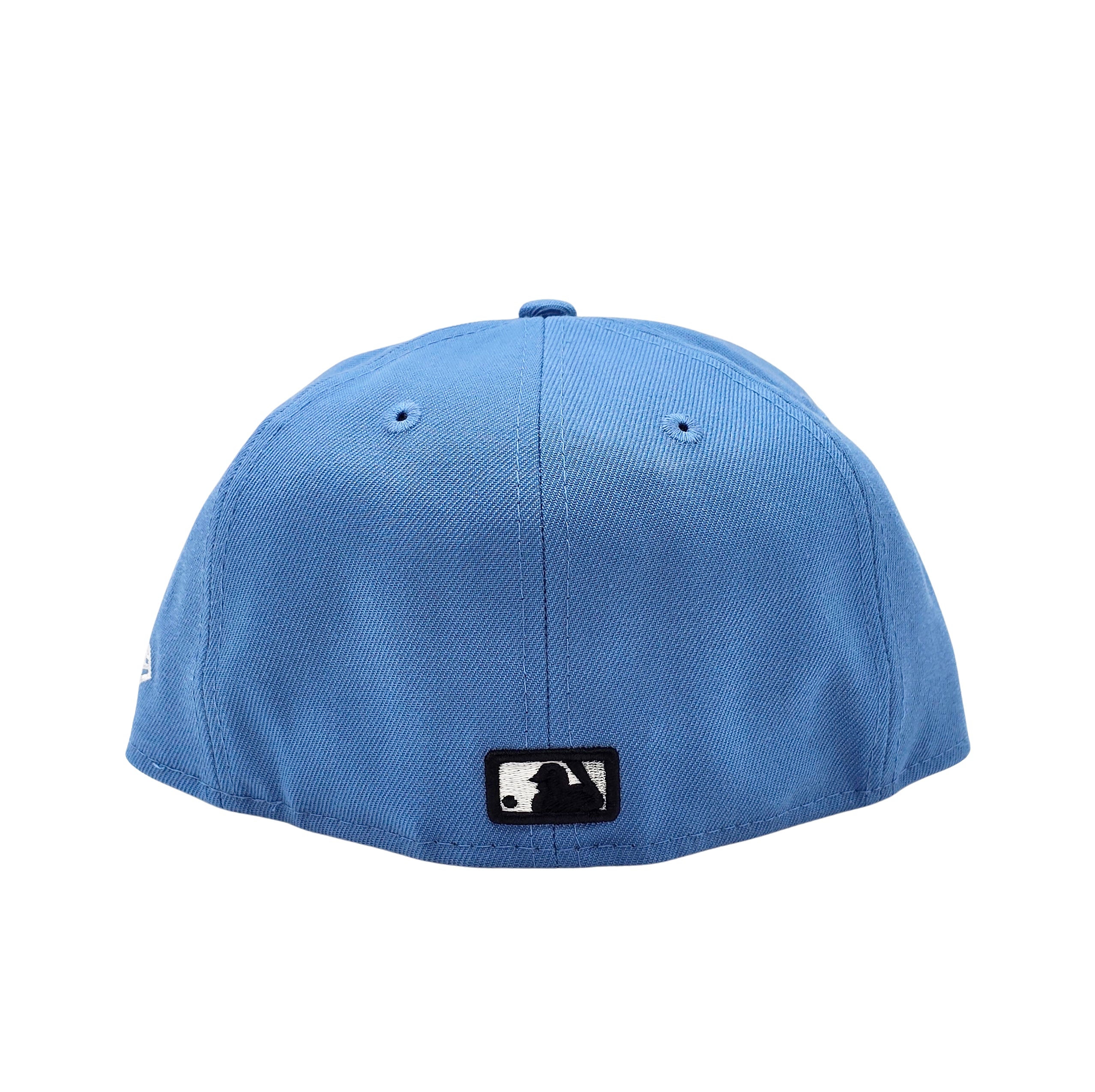 59FIFTY NEW ERA MLB TORONTO BLUE JAYS AIR FORCE BLUE WITH SILVER LEAF FITTED HAT