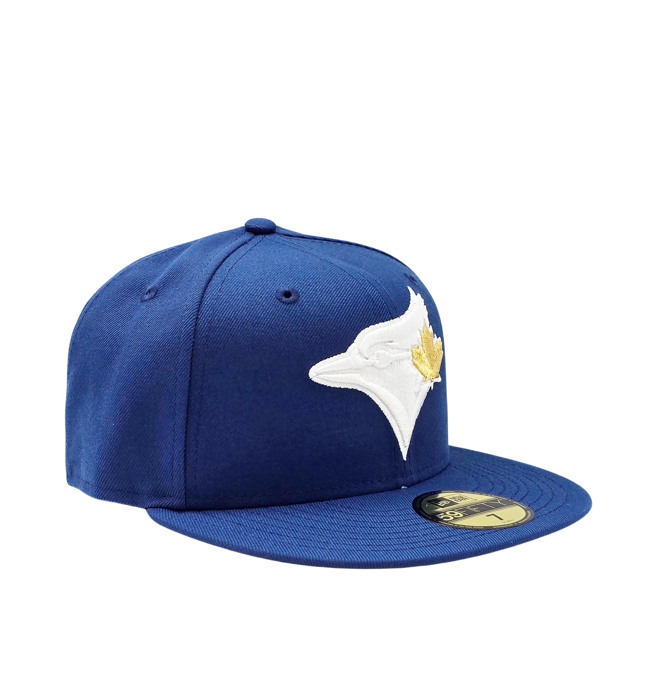 59FIFTY NEW ERA MLB TORONTO BLUE JAYS SONGBIRD BLUE WITH WHITE/GOLD LOGO FITTED HAT