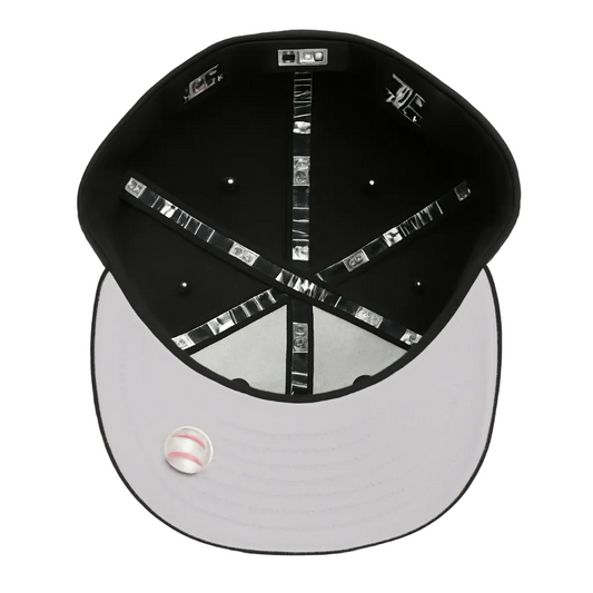 MEN'S 5950 TORONTO BLUEJAYS BLACK/WHITE FITTED HAT