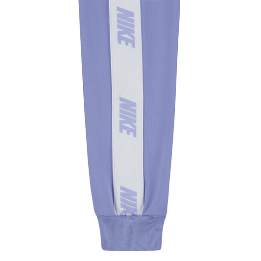 NIKE TODDLER GIRLS TRICOT TRACK JACKET AND PANTS SET (VIOLET SIZE 2T-4T)