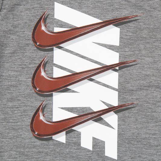 NIKE TODDLERS DRI-FIT BLACK/CARBON DROP SET (SIZE 2T-4T)