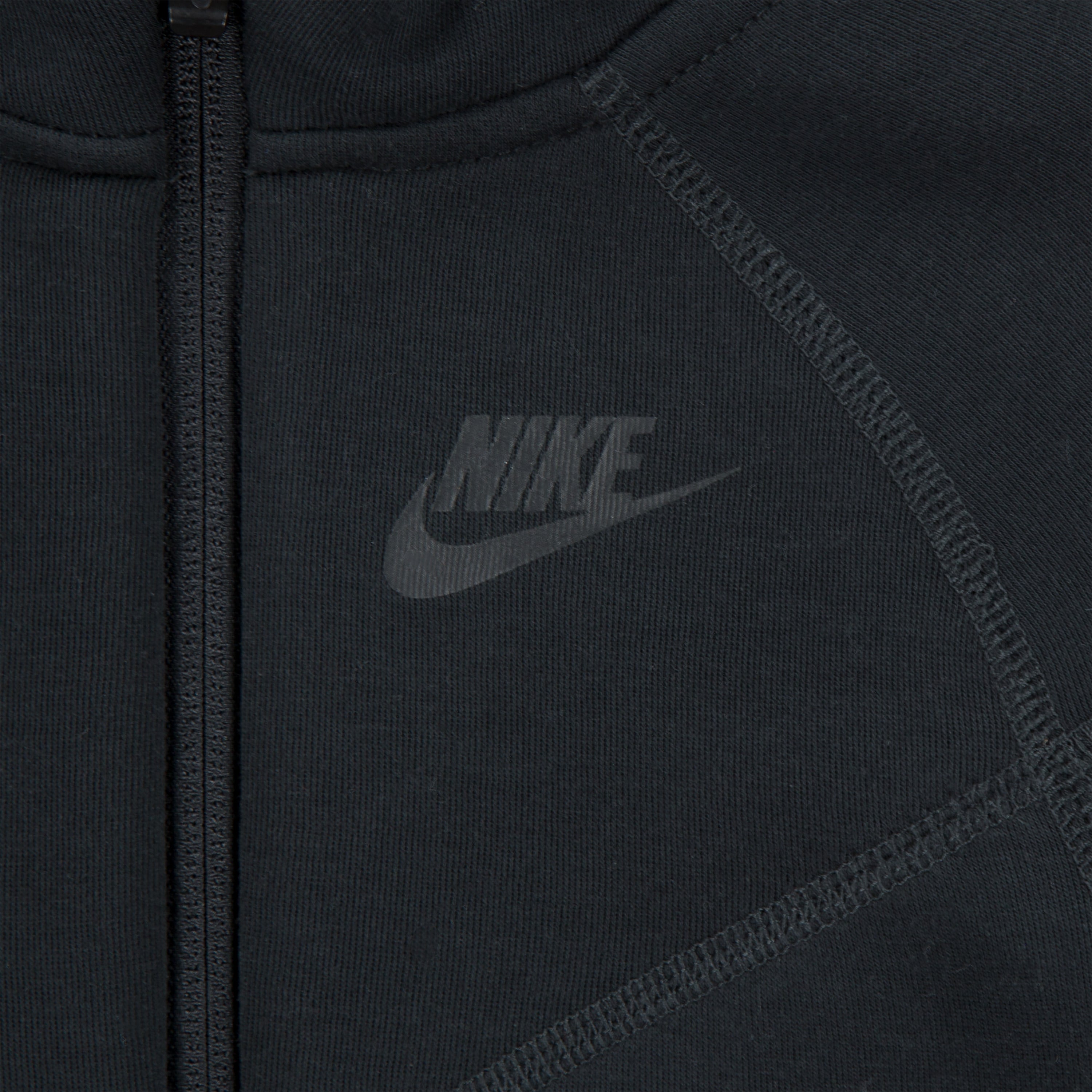 NIKE KIDS SPORTSWEAR TECH FLEECE FULL-ZIP SET (BLACK SIZE 2T-4T)