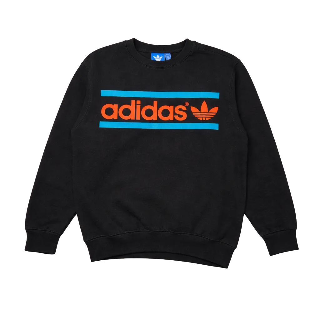 ADIDAS CREWNECK SWEATER (BLACK)
