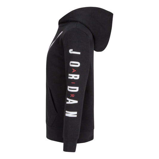 JORDAN KIDS JUMPMAN PULLOVER HOODIE (BLACK SIZE 4-7Y)