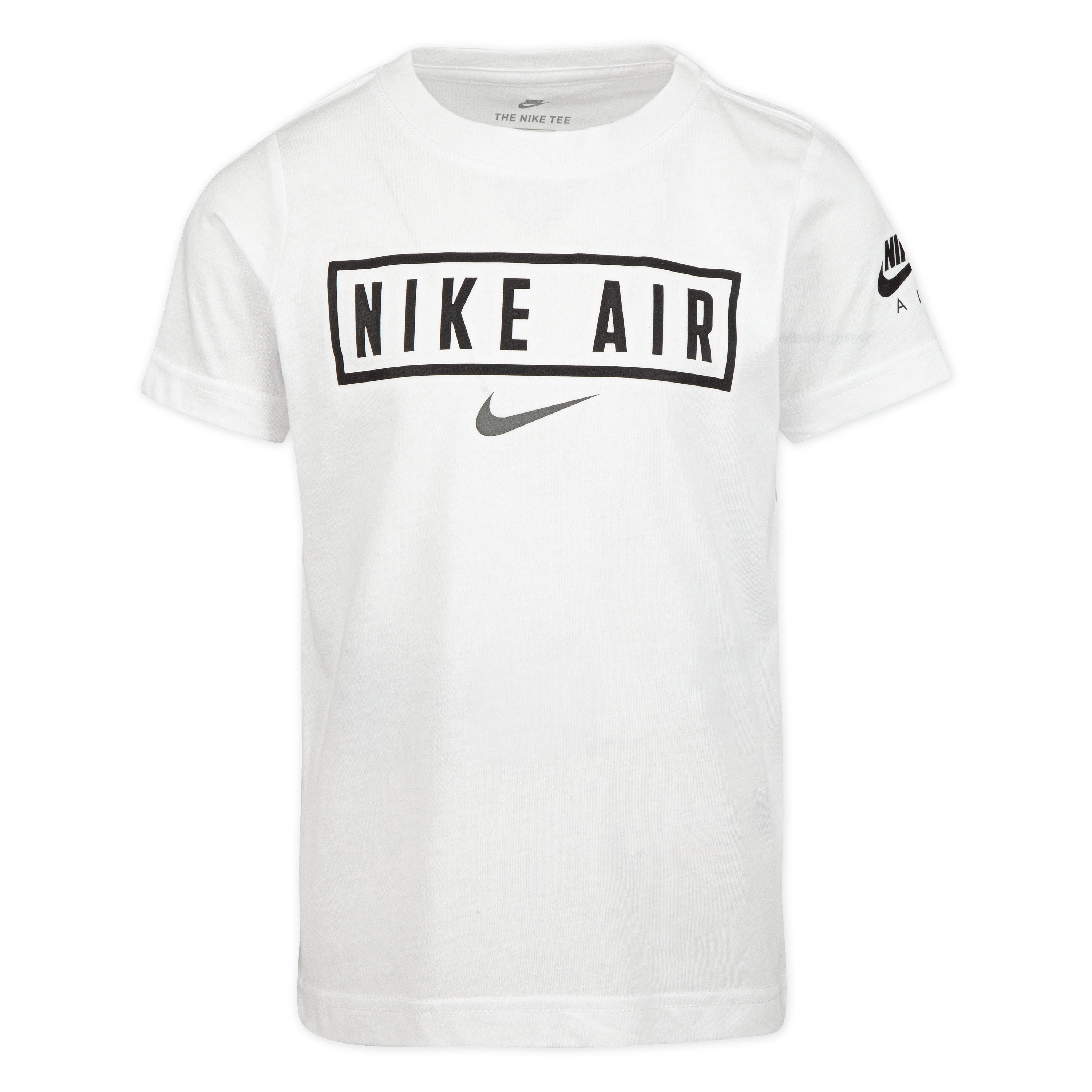 NIKE AIR KIDS' SHORT SLEEVES T-SHIRT (WHITE SIZE 4-7Y)