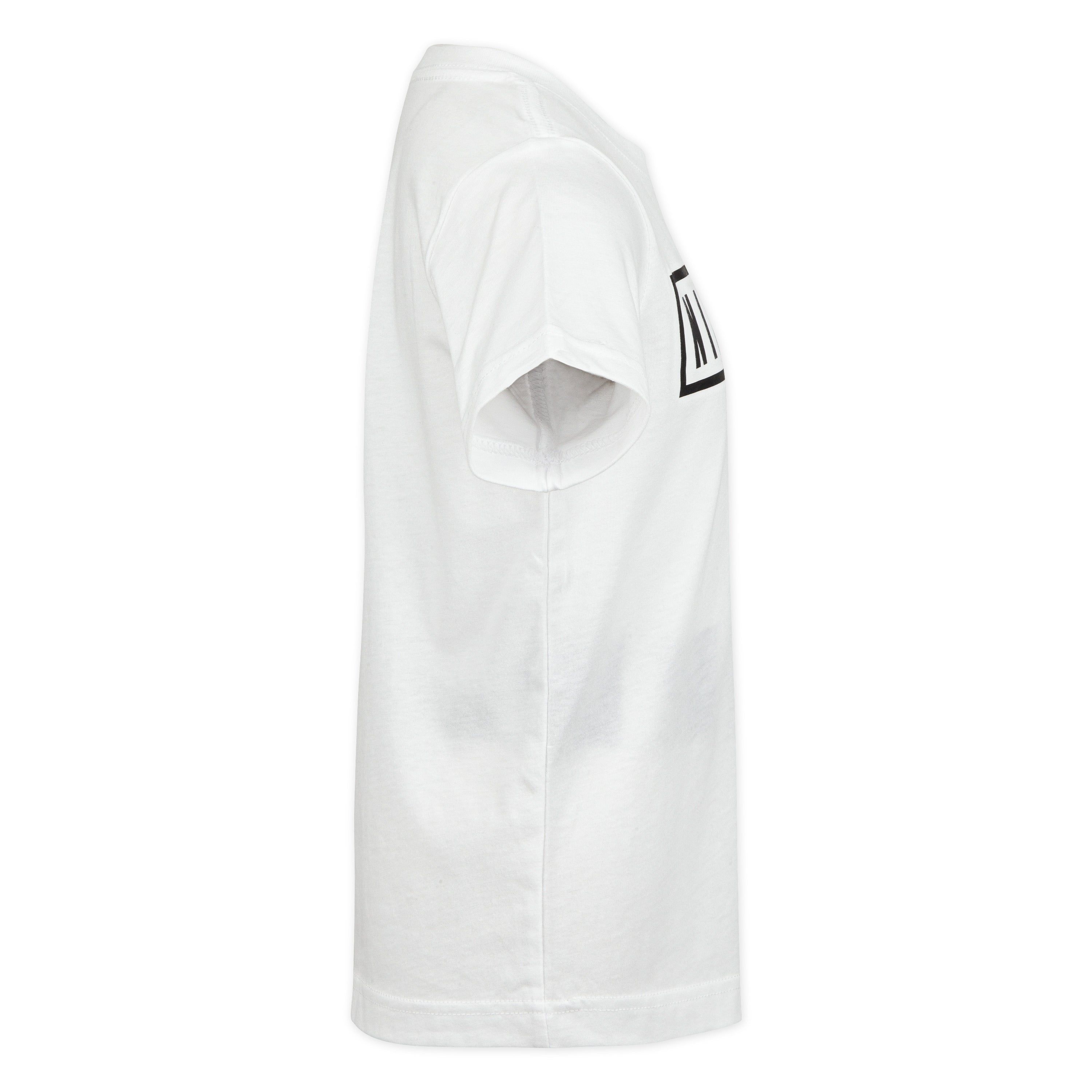 NIKE AIR KIDS' SHORT SLEEVES T-SHIRT (WHITE SIZE 4-7Y)