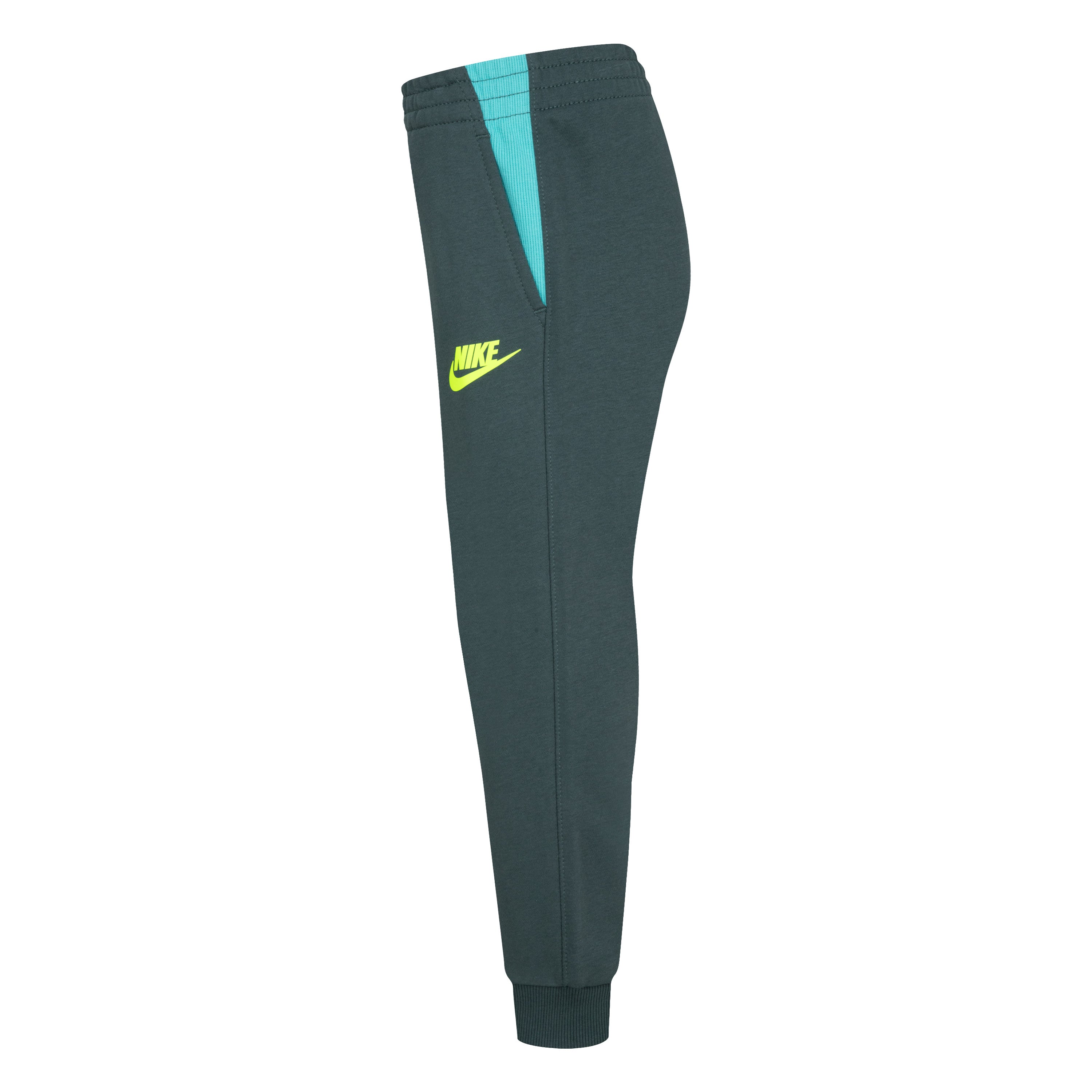 NIKE KIDS EXPRESS YOURSELF PULLOVER GREEN HOODIE/JOGGER SET (SIZE 4-7)