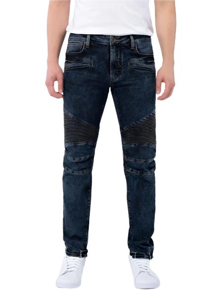 PARASUCO MEN'S DENIM MOTO TKY DARK INDIGO JEANS