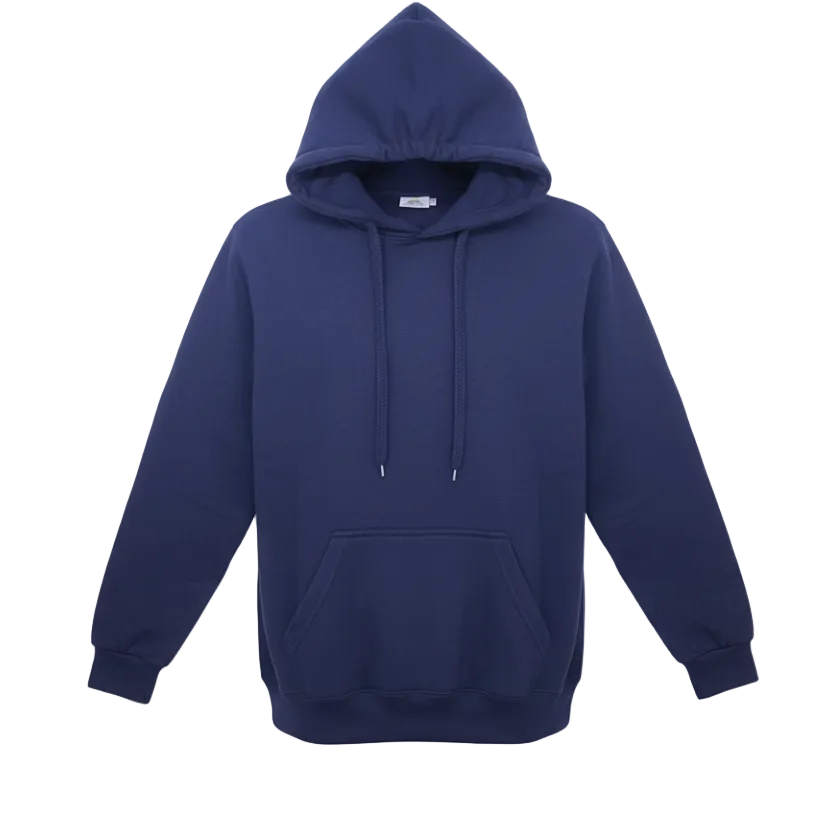 MEN'S FLEECE PULLOVER HOODIE 320 GSM HEAVY QUALITY (NAVY)