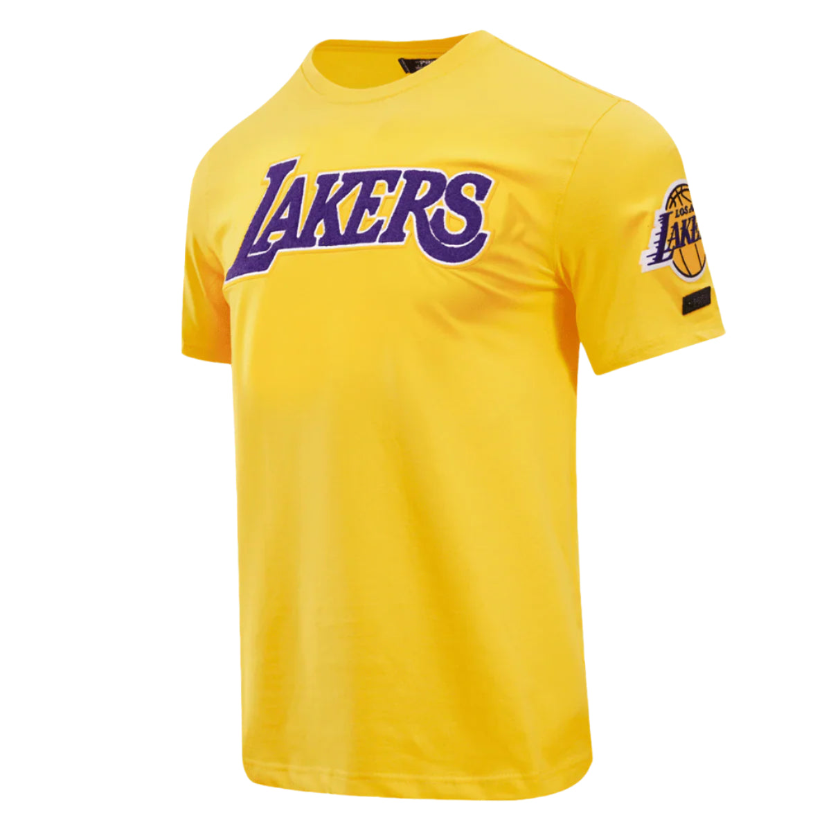 PRO STANDARD NBA LOS ANGELES LAKERS CHENILLE MEN'S YELLOW T-SHIRT
