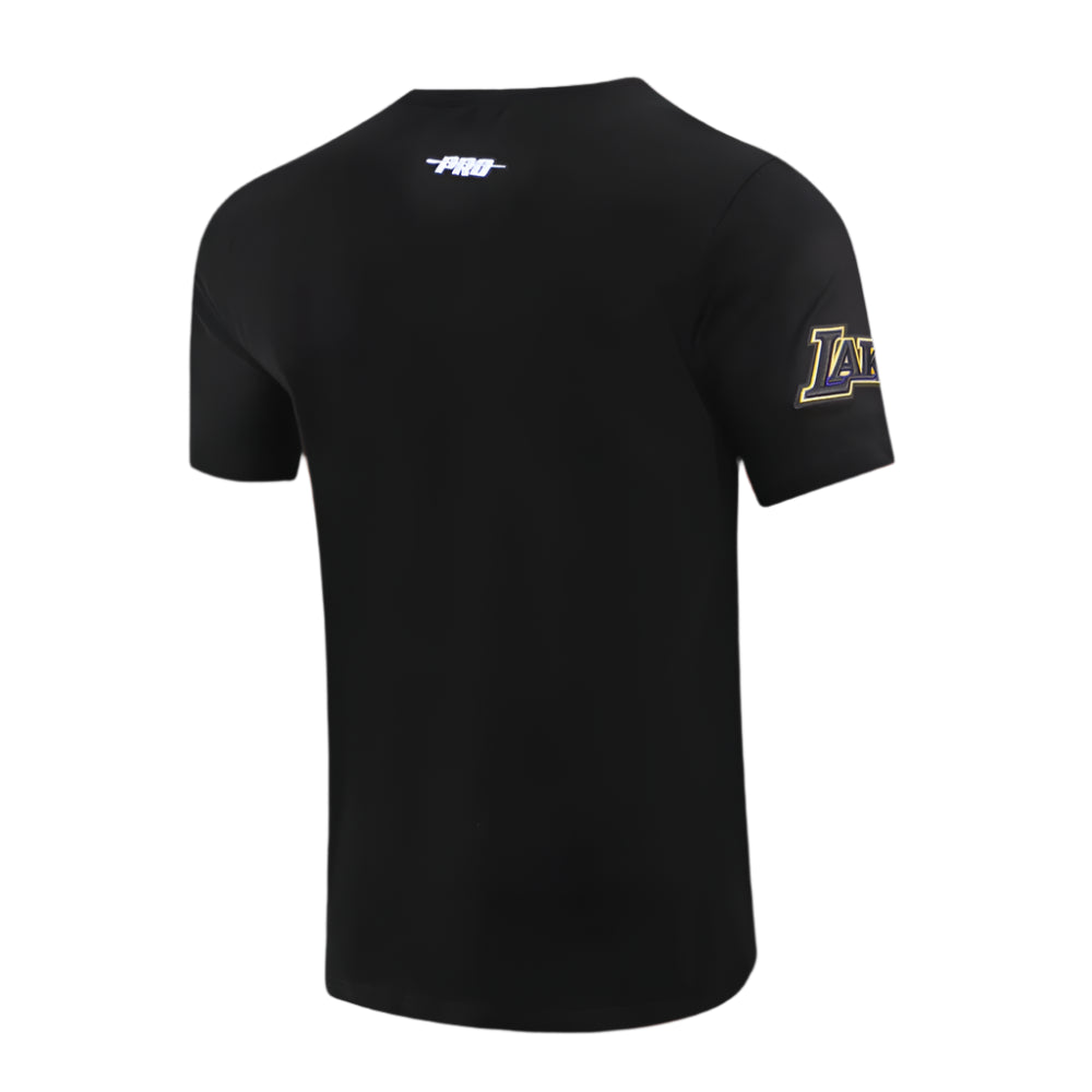 PRO STANDARD NBA LOS ANGELES LAKERS MASHUP MEN'S BLACK/YELLOW T-SHIRT