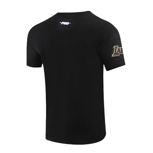 PRO STANDARD NBA LOS ANGELES LAKERS MASHUP MEN'S BLACK/YELLOW T-SHIRT
