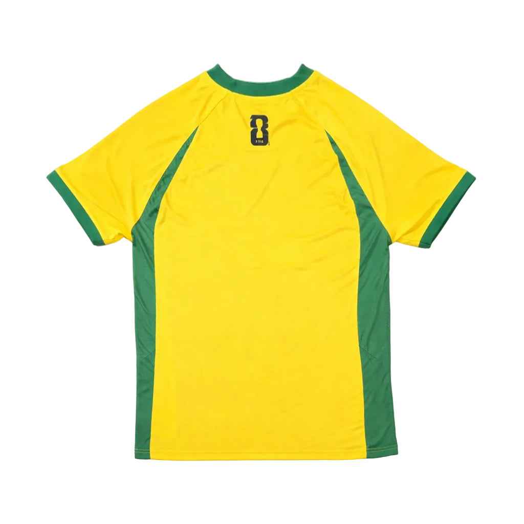 FIFA WORLD CUP 2026 BRAZIL NATIONAL TEAM UNISEX ADULT YELLOW/GREEN SOCCER JERSEY