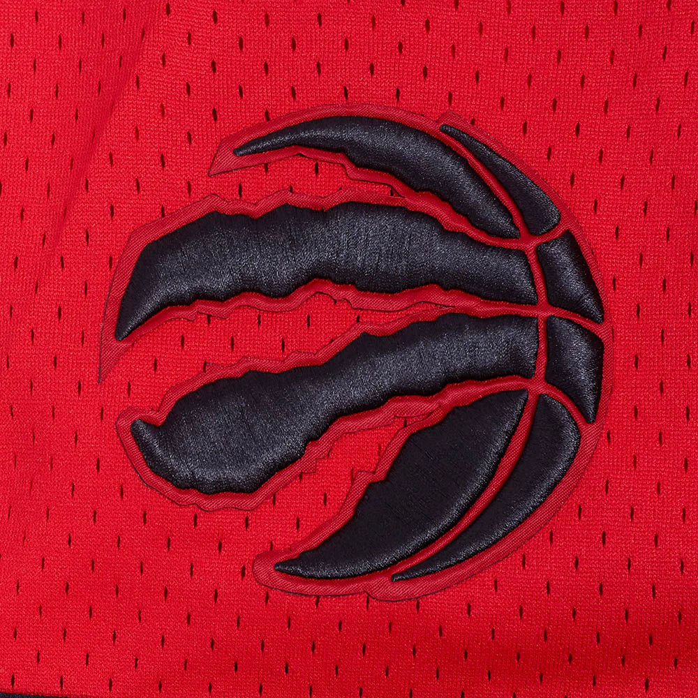 PRO STANDARD NBA TORONTO RAPTORS CLASSIC MEN'S MESH BUTTON UP RED JERSEY