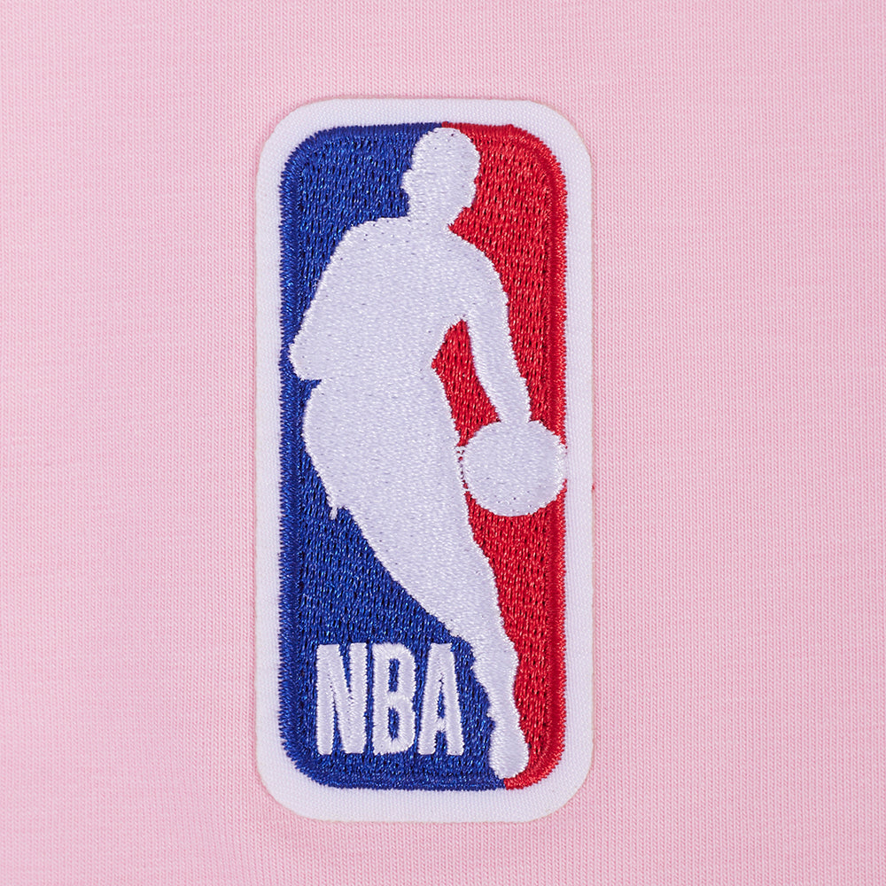 PRO STANDARD MEN'S NBA TORONTO RAPTORS CLASSIC CHENILLE SJ PINK T-SHIRT