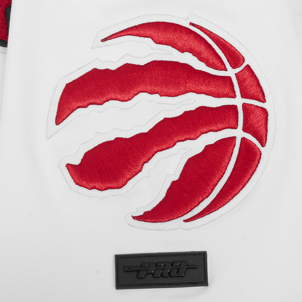 PRO STANDARD NBA TORONTO RAPTORS CLASSIC CHENILLE SJ WHITE/RED MEN'S T-SHIRT