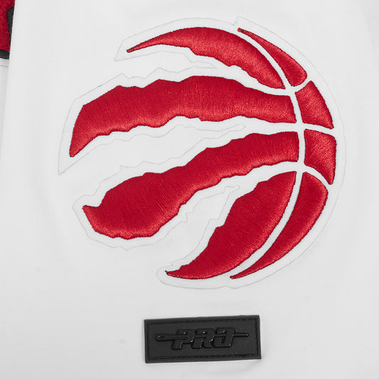 PRO STANDARD NBA TORONTO RAPTORS CLASSIC CHENILLE SJ WHITE/RED MEN'S T-SHIRT