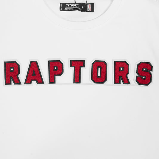 PRO STANDARD NBA TORONTO RAPTORS CLASSIC CHENILLE SJ WHITE/RED MEN'S T-SHIRT